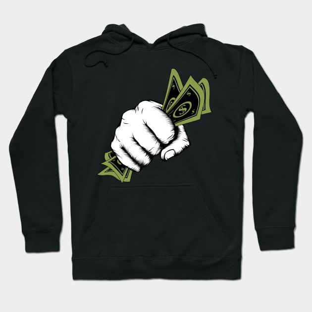 Fistful Of Dollars Hoodie by CryptoTextile